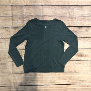 LULULEMON Teal Swiftly Breathe Long Sleeve Top